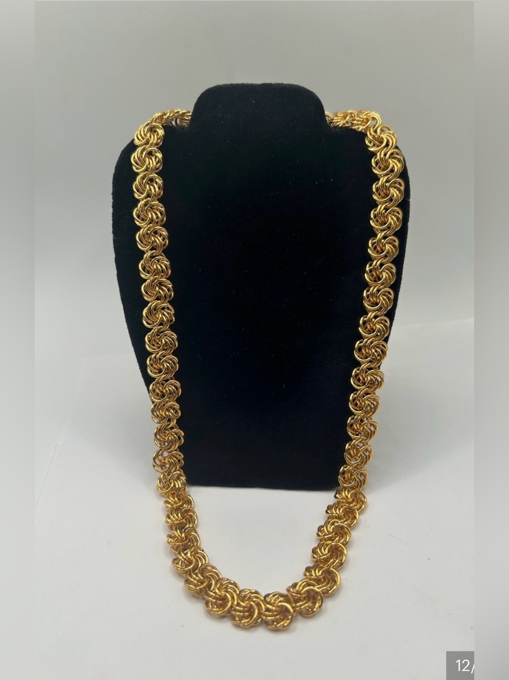 Vintage 1980’s Napier Gold-Plated Chain Necklace Pat Pend 4774743​